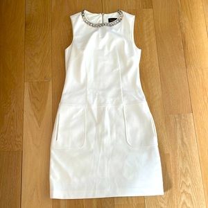 White cocktail dress